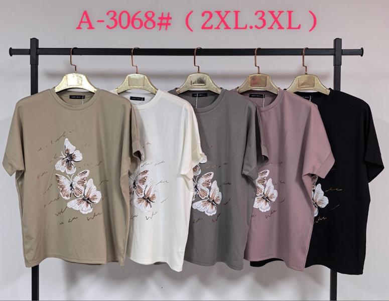 Футболка Saint Wish (2XL-3XL) A3068 mix (лето)