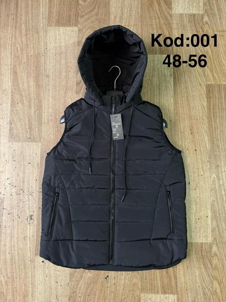 Жилетка Ayden (48-56) 001 black (деми)