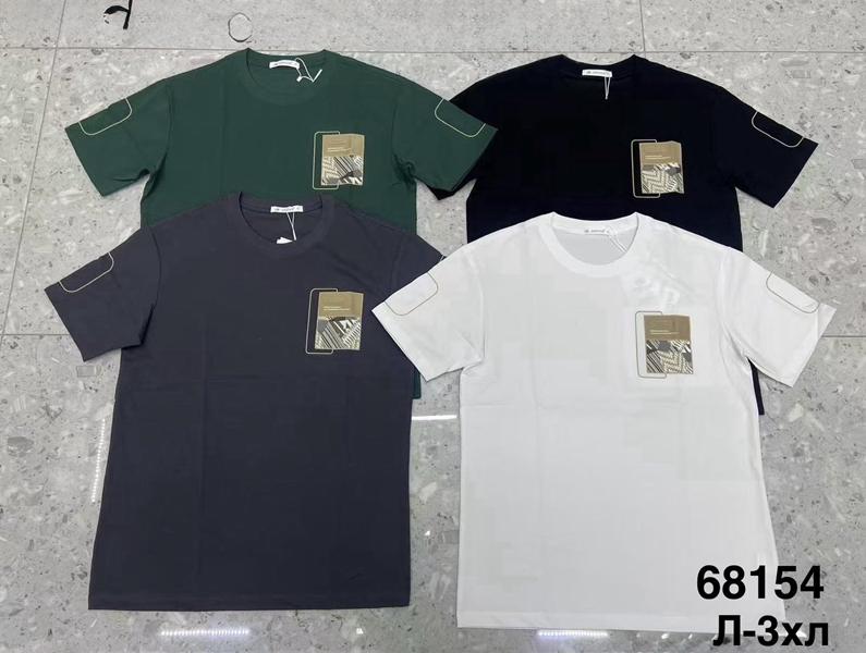 Футболка Minh (L-3XL) 68154 black (лето)