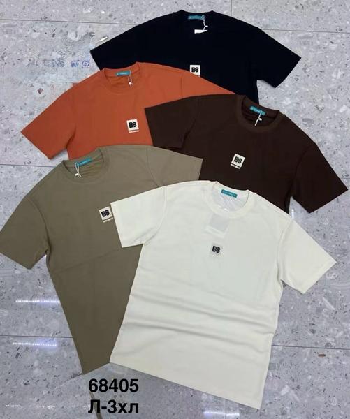 Футболка Minh (L-3XL) 68405 brown (лето)