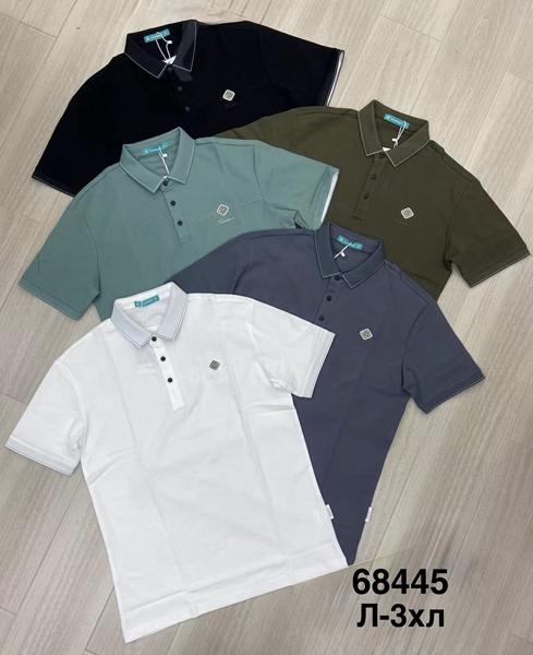 Футболка Minh (L-3XL) 68445 black (лето)