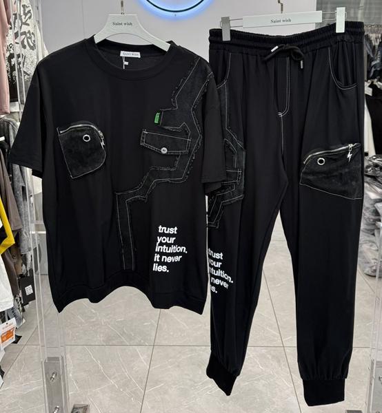 Костюм спорт Immei (52-56) 383 black (деми)