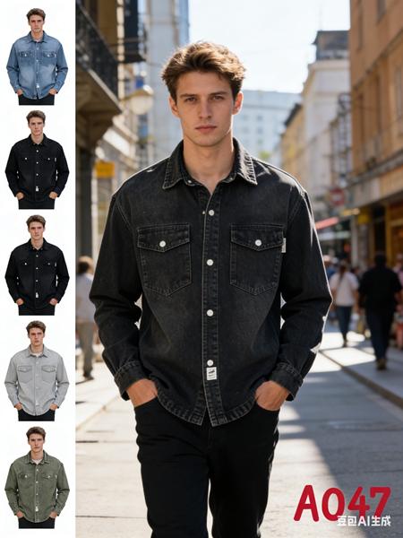 Рубашка Lina (M-3XL) A047 l.grey (деми)