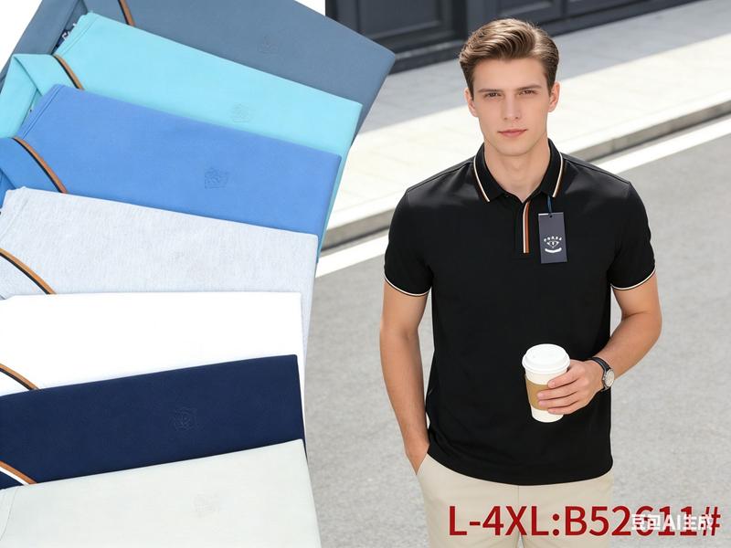 Футболка Lina (L-4XL) B52611 black (лето)