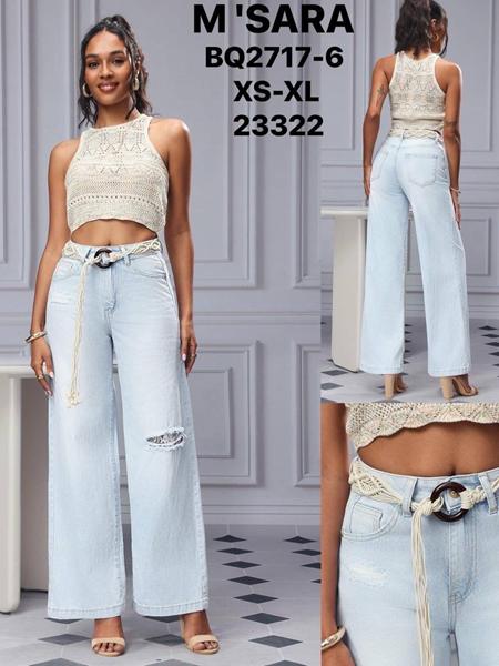 Джинсы Miss Kurry (XS-XL) BQ2717-6 l.blue (деми)