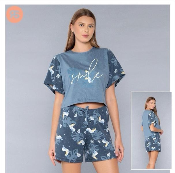 Пижама Trikotag (M-XL) 6799 d.grey (лето)