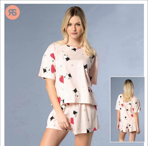 Пижама Trikotag (S-XL) 7051 apricot (лето)