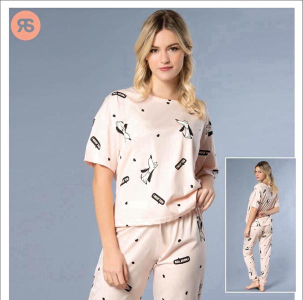 Пижама Trikotag (S-XL) 7021 apricot (деми)