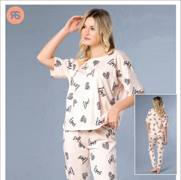 Пижама Trikotag (S-XL) 7031 apricot (деми)