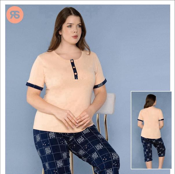 Пижама Trikotag (2XL-4XL) 6877 beige (лето)