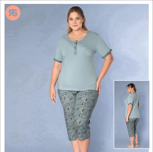 Пижама Trikotag (2XL-4XL) 7339 olive (лето)