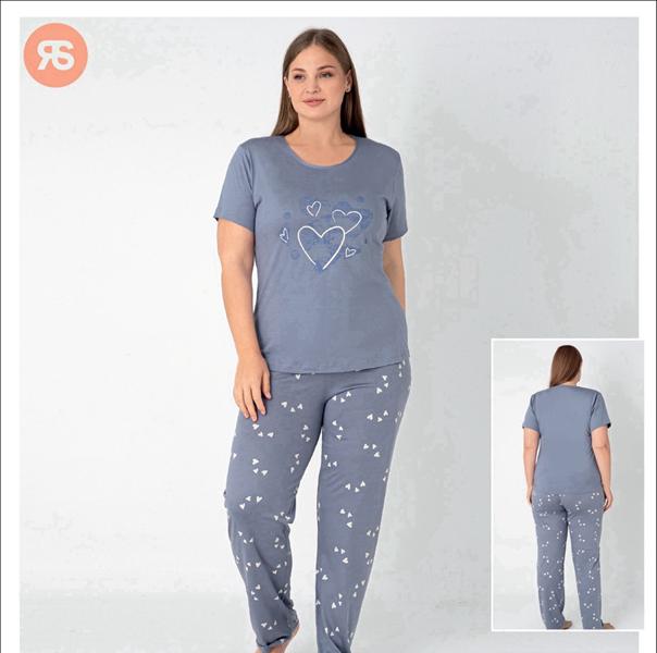 Пижама Trikotag (2XL-4XL) 7393 d.grey (деми)