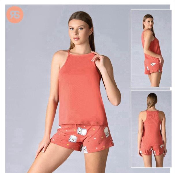 Пижама Trikotag (M-XL) 6219 red (лето)