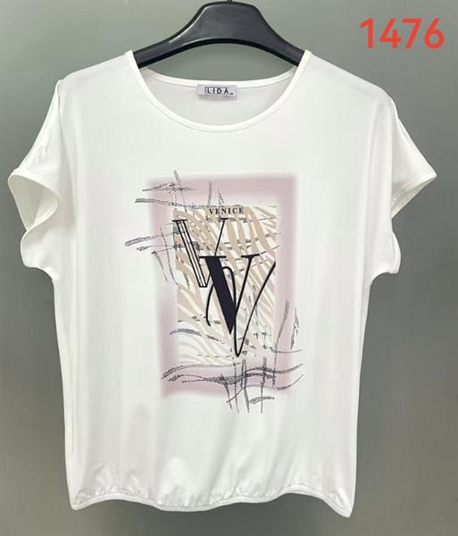 Футболка Nefertiti (52-62) 1476 white (лето)