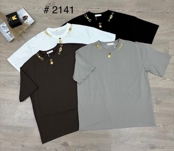 Футболка Nefertiti (44-48) 2141 brown (лето)