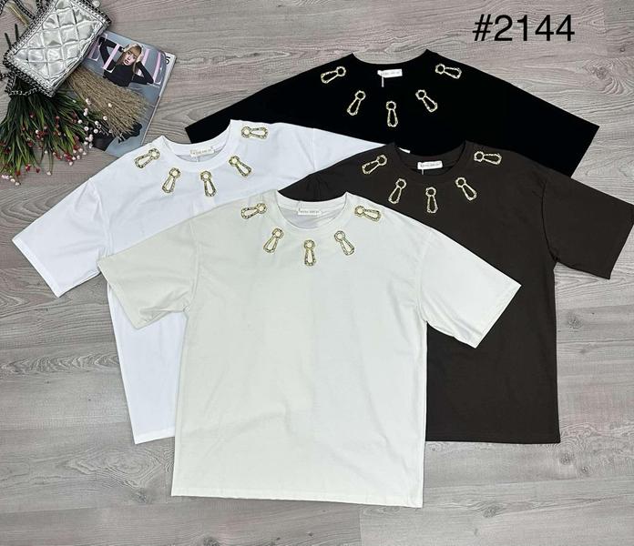 Футболка Nefertiti (44-48) 2144 l.beige (лето)