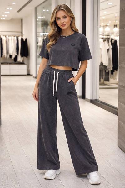 Костюм спорт Nefertiti (S-L) 26067 grey (лето)