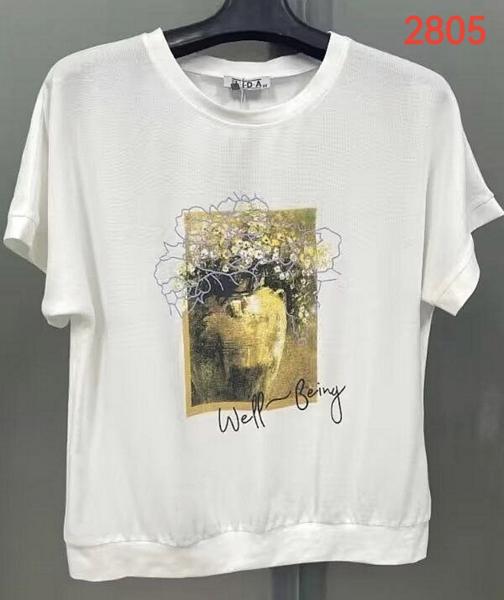 Футболка Nefertiti (52-62) 2805 white (лето)