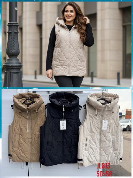 Жилетка Nefertiti (50-58) 813 l.beige (деми)