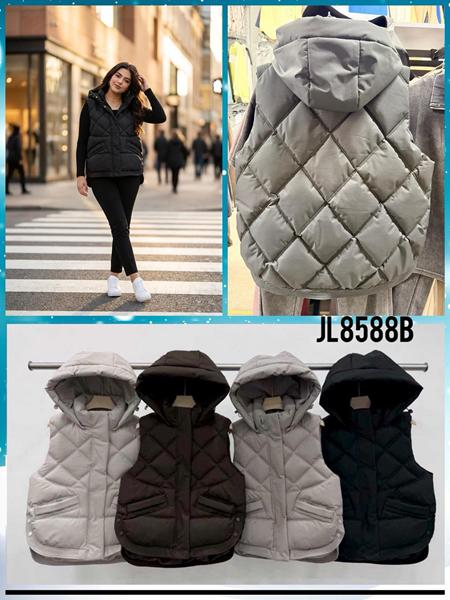 Жилетка Nefertiti (50-58) 8588B beige (деми)