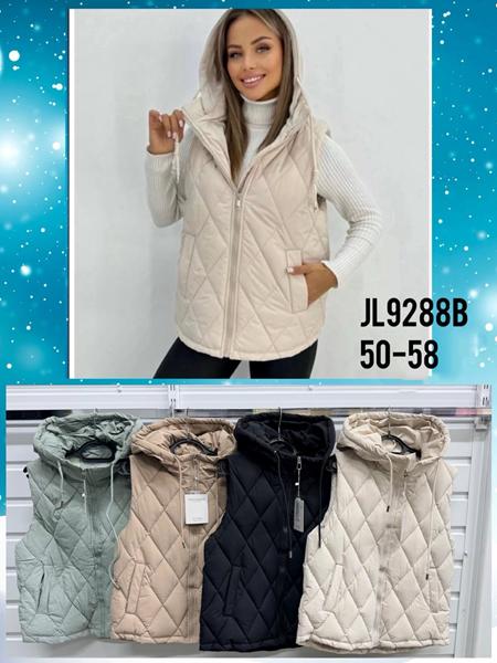 Жилетка Nefertiti (50-58) 9288B l.beige (деми)