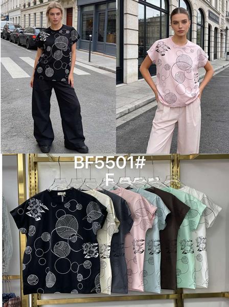 Футболка Nefertiti (one size) BF5501 mix (лето)