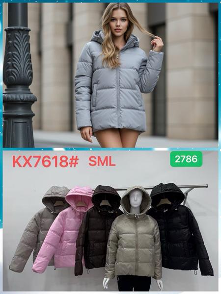 Куртка Nefertiti (S-L) KX7618 grey (деми)