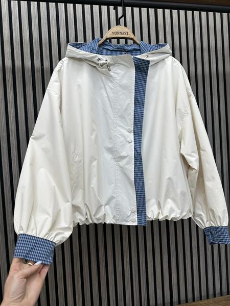 Ветровка Nefertiti (one size) NF106 white (деми)