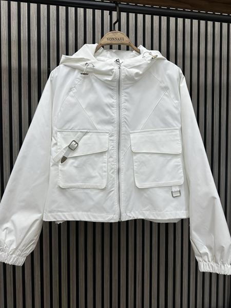 Ветровка Nefertiti (one size) NF108 white (деми)