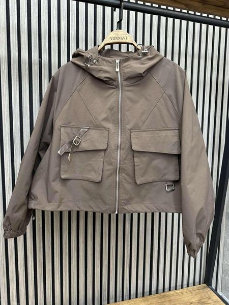 Ветровка Nefertiti (one size) NF109 brown (деми)