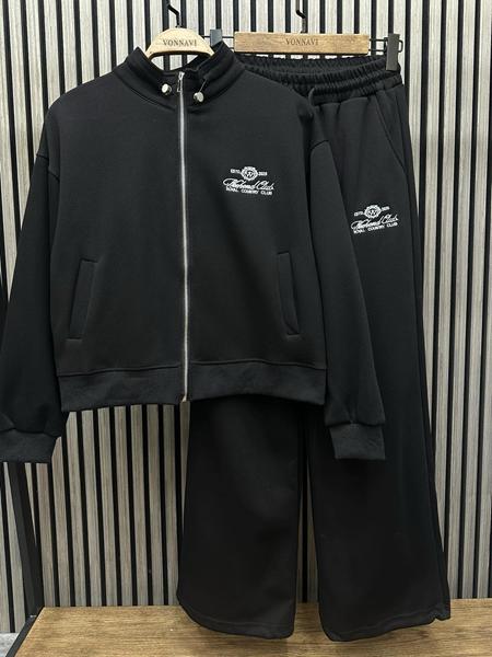 Костюм спорт Nefertiti (S-L) NF129 black (деми)