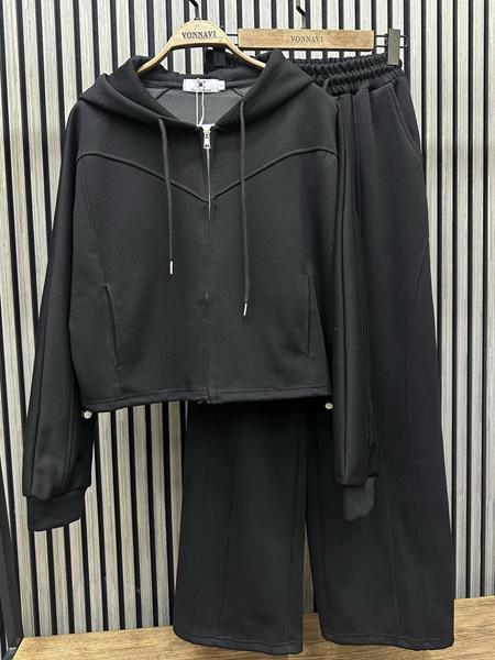 Костюм спорт Nefertiti (S-L) NF130 black (деми)