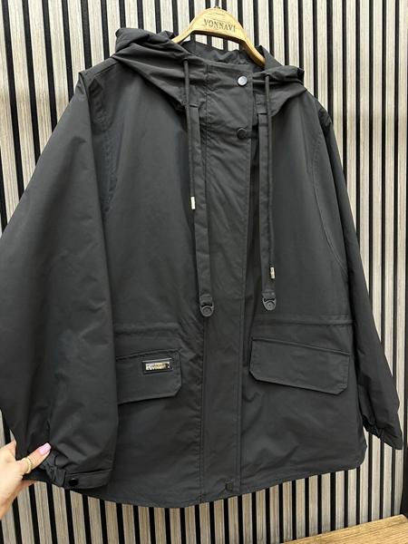 Ветровка Nefertiti (one size) NF72 black (деми)