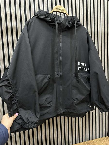 Ветровка Nefertiti (one size) NF84 black (деми)