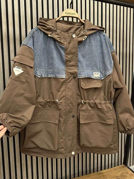 Ветровка Nefertiti (one size) NF85 brown (деми)