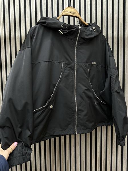 Ветровка Nefertiti (one size) NF93 black (деми)