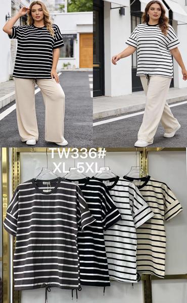 Футболка Nefertiti (52-60) TW336 white (лето)