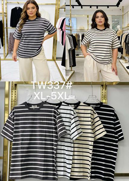 Футболка Nefertiti (52-60) TW337 white (лето)