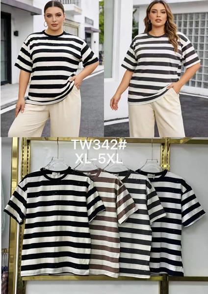 Футболка Nefertiti (52-60) TW342 black (лето)