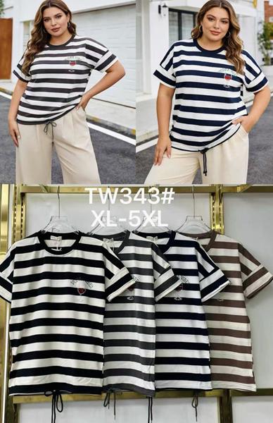 Футболка Nefertiti (52-60) TW343 navy (лето)