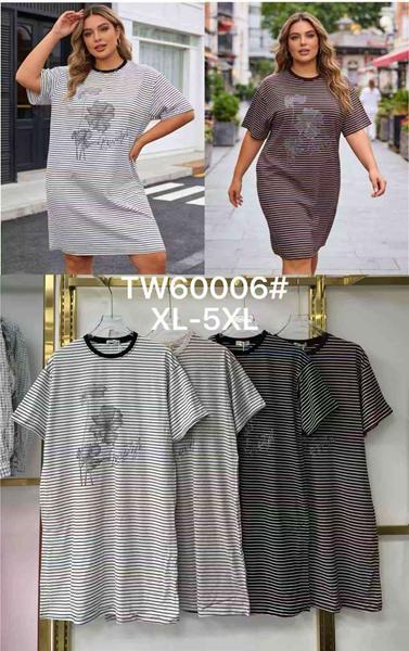 Платье Nefertiti (52-60) TW60006 brown (лето)