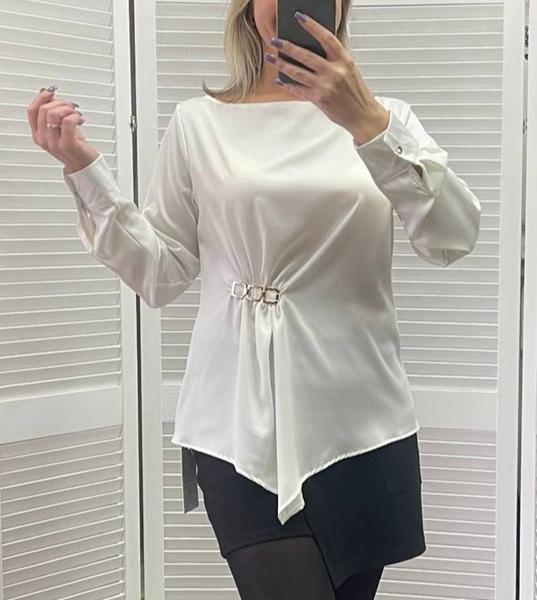 Блузка Nefertiti (M-XL) 1646 white (деми)