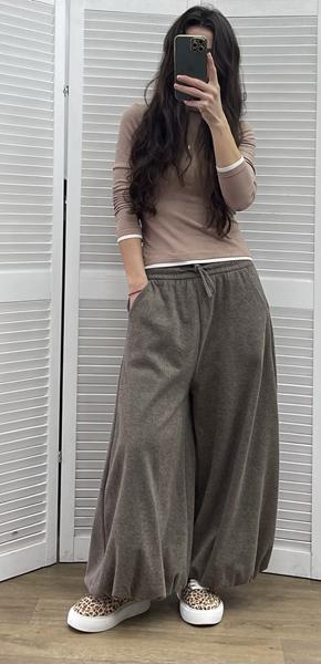 Штаны спорт Nefertiti (S-L) 1930 grey (лето)