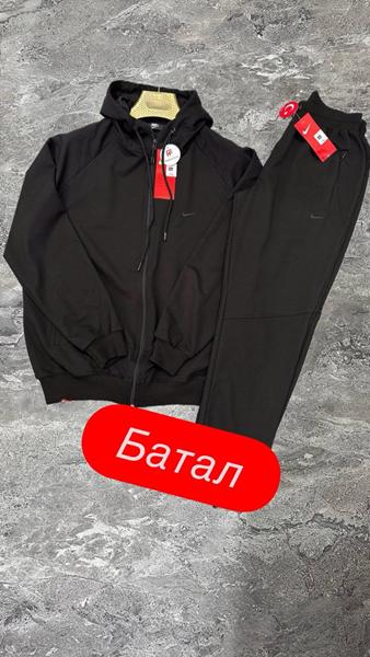 Костюм спорт Alex Clothes (2XL-6XL) 13592 black (деми)