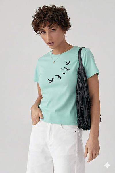 Футболка IRAopt (S-L) IR142 mint (лето)