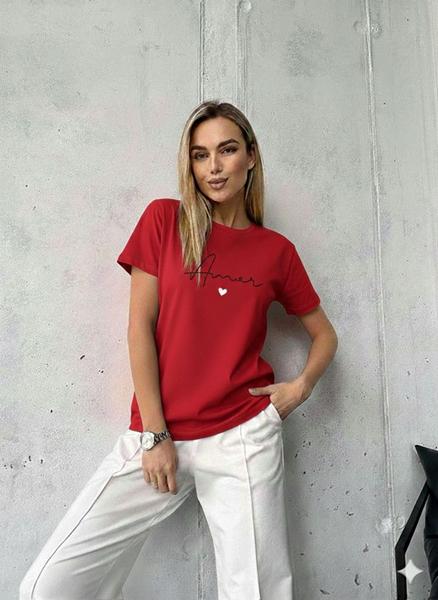 Футболка IRAopt (S-L) IR152 red (лето)