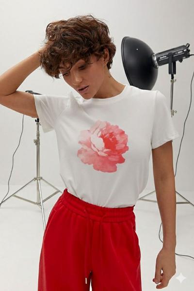 Футболка IRAopt (S-L) IR184 white (лето)