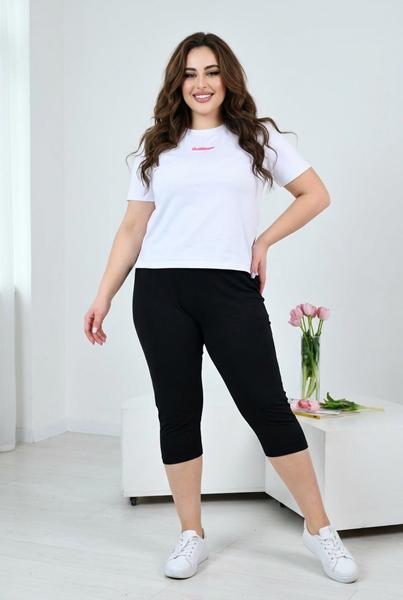 Бриджи Sport style (54-58) 0-2 black (лето)