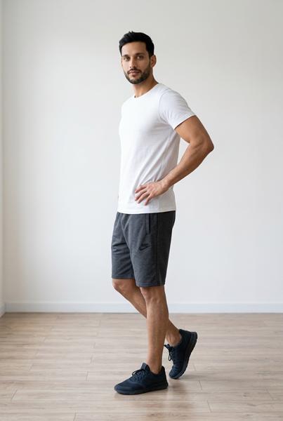 Шорты Sport style (46-54) 02-1 grey (лето)