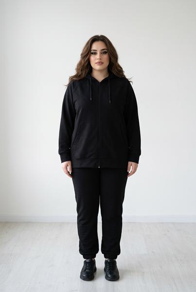 Костюм спорт Sport style (3XL-6XL) 12 black (деми)
